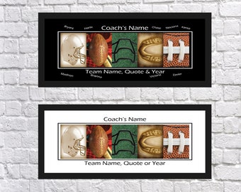 Best Football Coach Gift, Football Team Signature , Football Coach Team, Football Coach Gift, Best Coach Gift, Coach Print,Football