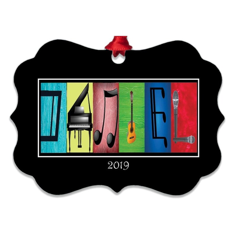 Music Teacher Ornament Show Choir Letter Art Ornament Show Etsy