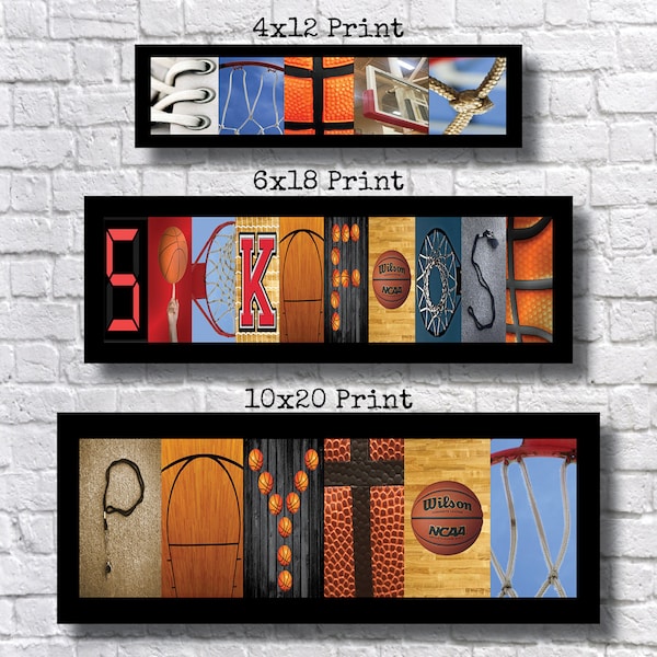Basketball Sign, Basketball Print, Custom Name Art Basketball Print, Custom Letter Art, Basketball Room, Team Mom Gift,Senior Team Gift,SLA2