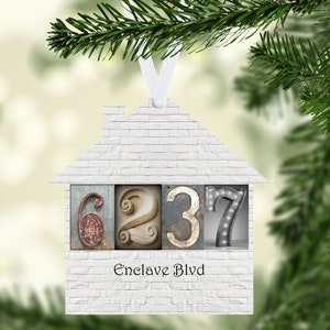 New Home Ornament, Christmas, Realtor Gift, First Home Gift, Personalized, Housewarming, Closing Gift for Buyers, Gift from Realtor