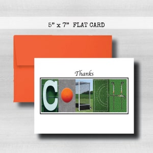 Tarjeta de entrenador de hockey sobre césped, personalizada, regalos de agradecimiento, regalos de agradecimiento para hombres y mujeres, tarjeta de notas, papelería, equipo COC18