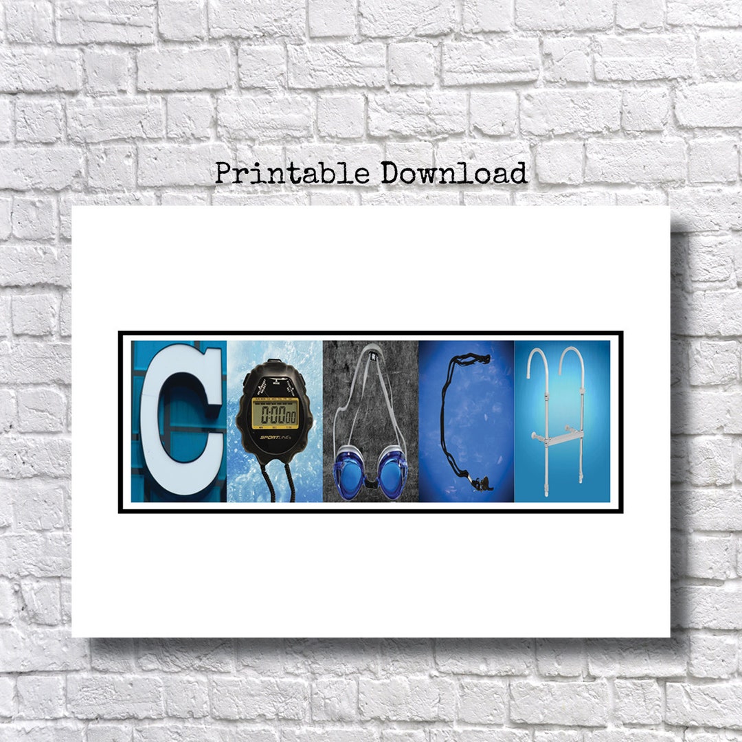 Team Gift Swimming, Printable, Swimming Printable, Swimming Mom, Coach ...