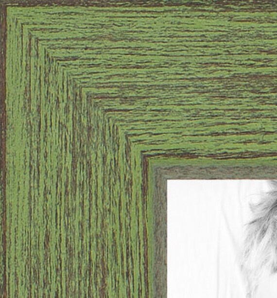 Jade Green Rustic Frame Sage 12x16 Distressed 10x10 8x8 11x14