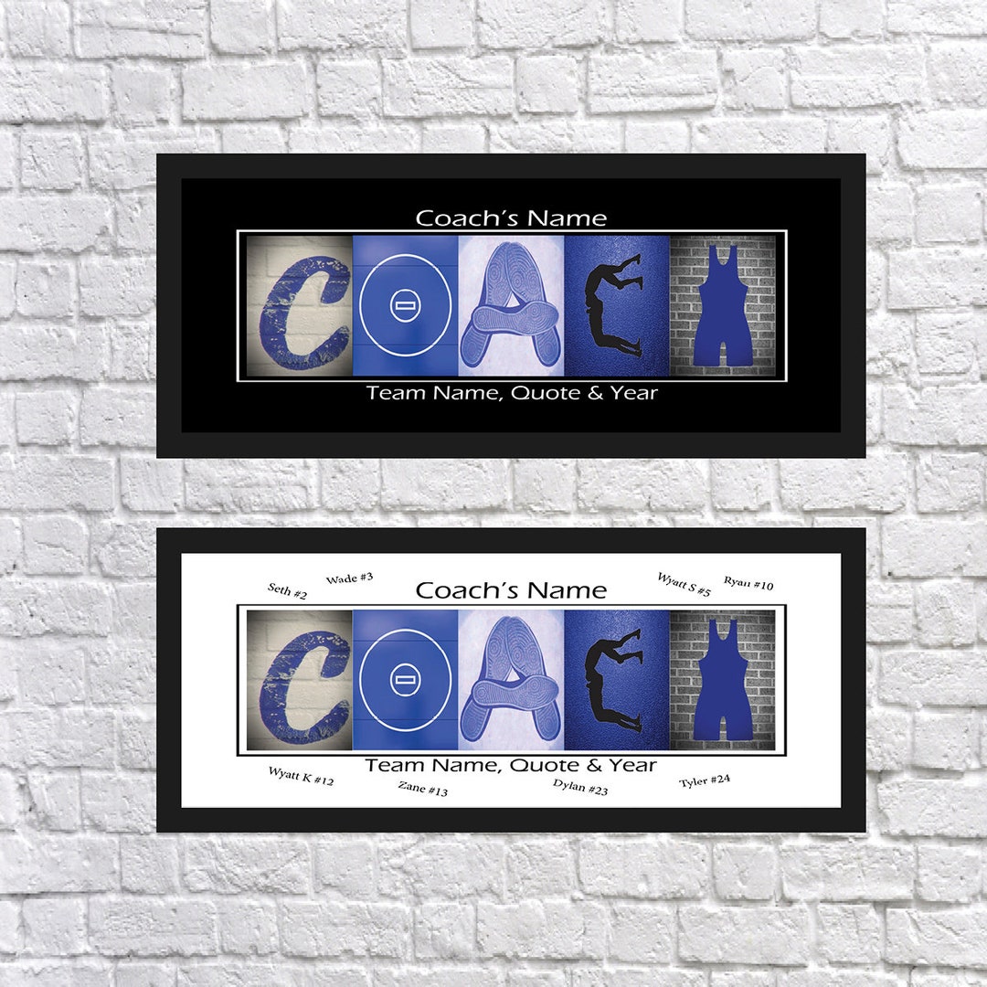 Gift for Wrestling Coach, Wrestling Coach Birthday, Wrestling Gifts