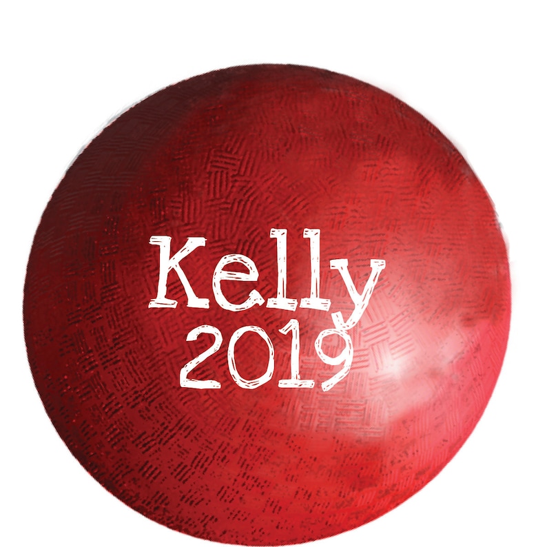 Kickball Name Ornament Kickball Ornament Name Ornament Etsy