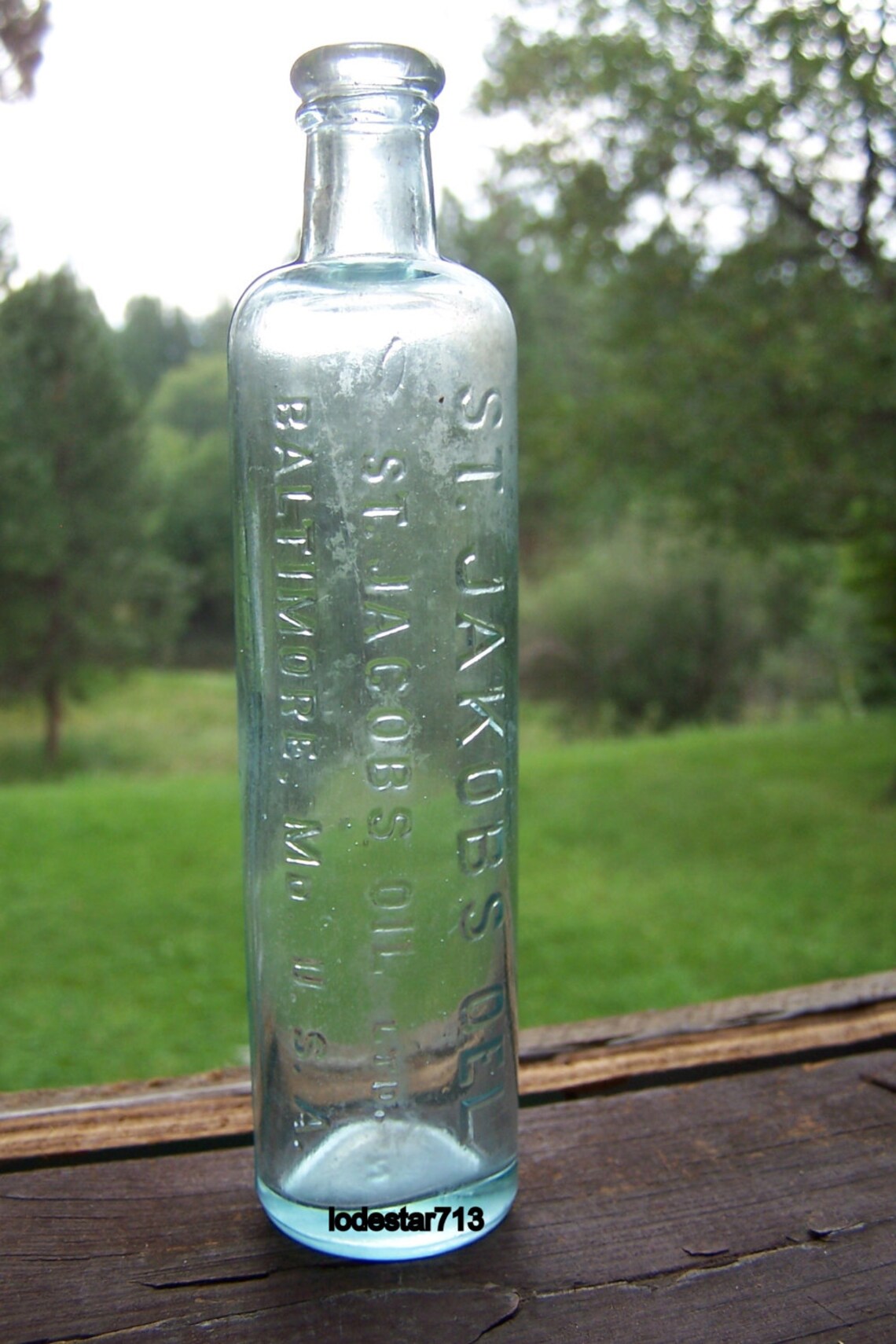 Old Bottle St Jacobs Oil St Jakobs Oel Antique Bottle Old Etsy