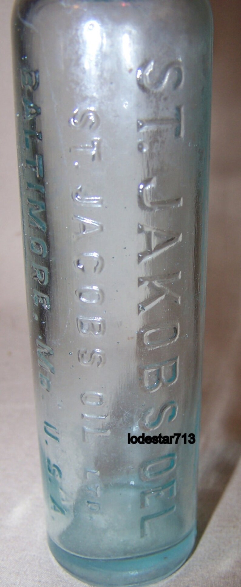 Old Bottle St Jacobs Oil St Jakobs Oel Antique Bottle Old Etsy