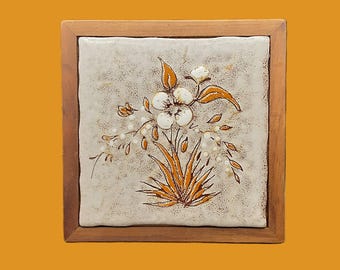 Hand Painted Italian Tile Signed S. Marco