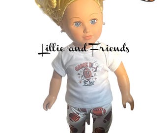 American Doll Football Pant Set 18 Inch Doll Clothes