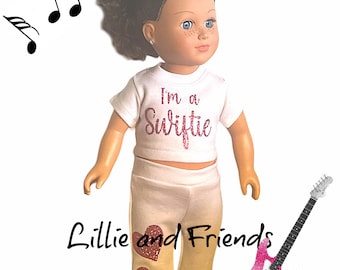 18 Inch Doll Girl Swift Outfit Made to Fit American Doll and Similar Size Dolls