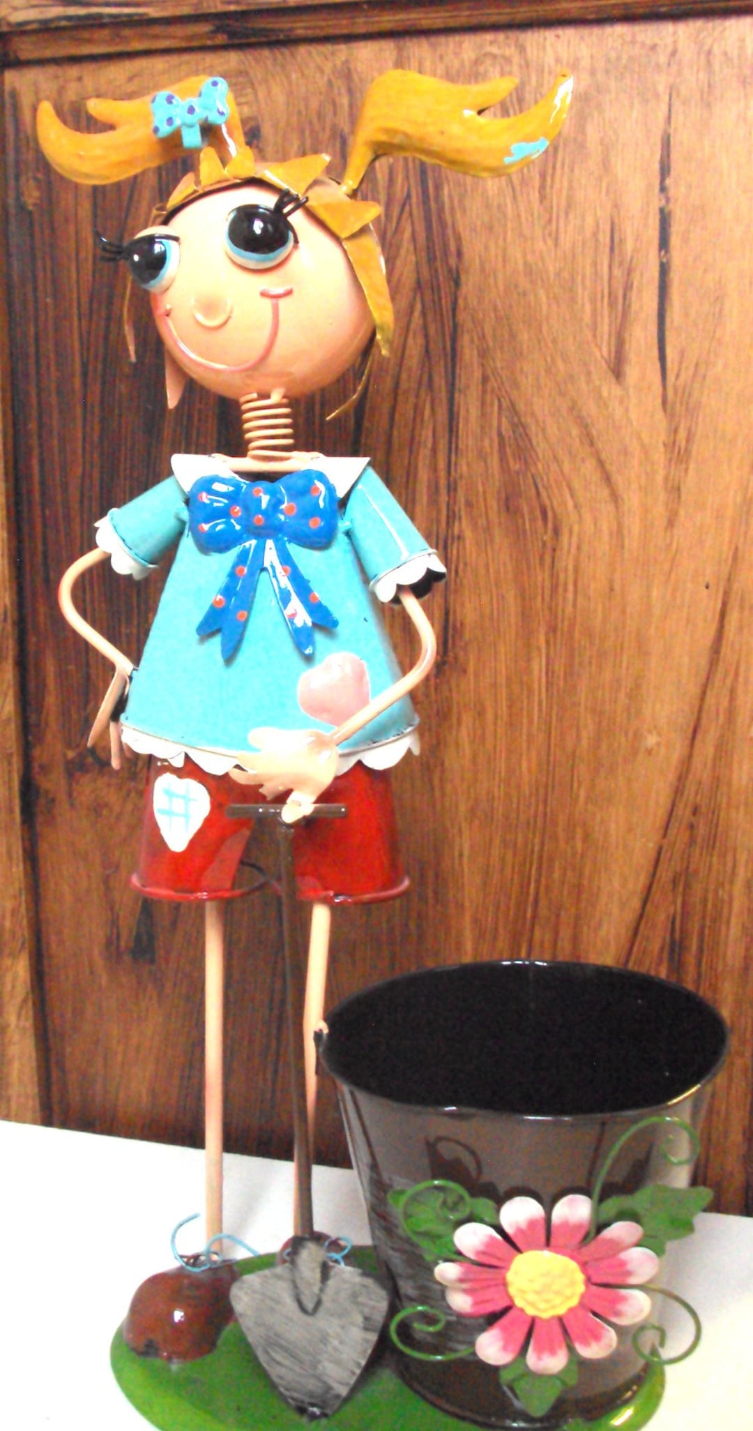 ち*ん様 装飾的な金属プランターD2点セット予約済専用 装飾的な金属プランター ち*ん様 装飾的な金属プランターD2点