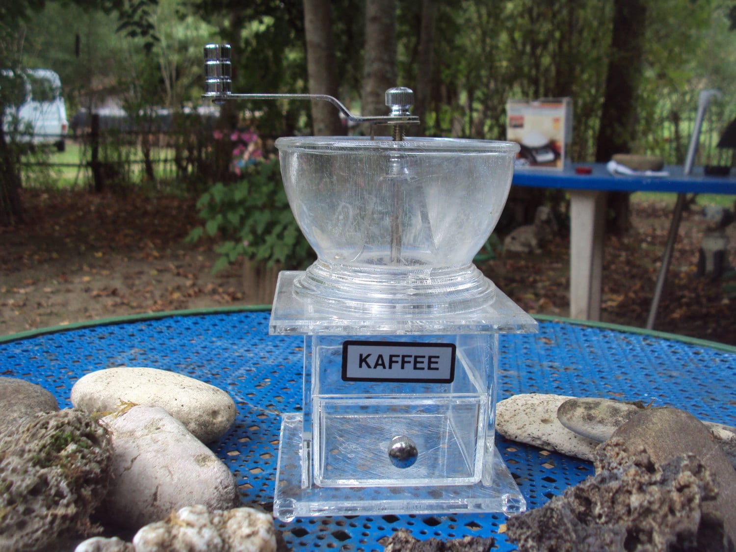 Moulin à Café en Plexiglace d'origine Allemande.