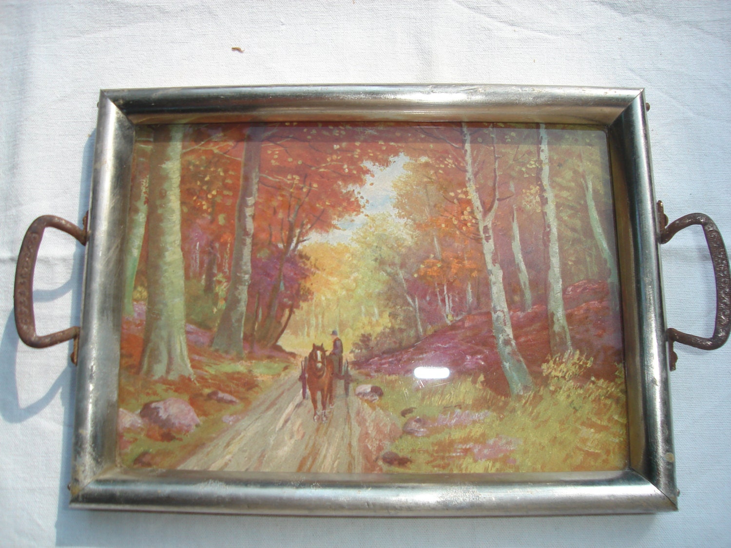 Petit Plateau Datant Des Années 50.small Tray(Plateau Dating The 50S.