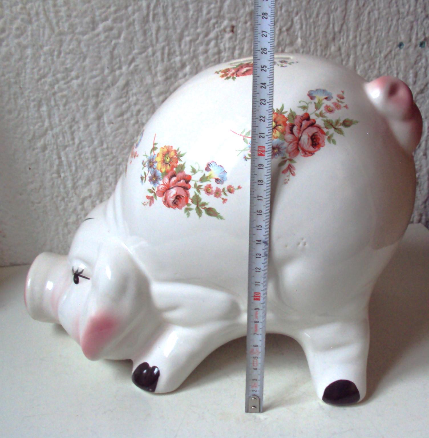 Weißes Porzellan-Sparschwein Zum Selbstbemalen – 10,2 X 8,5 X 8,7 Cm, Mit Verschluss