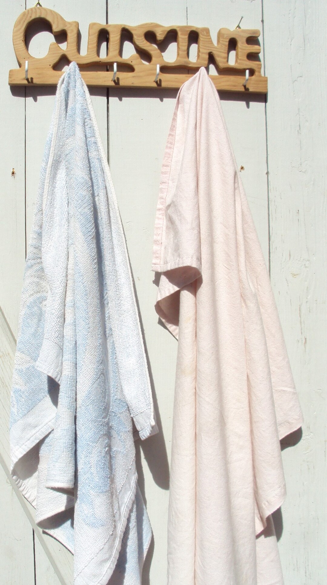 Wooden Tea Towel Hanger Dating From the 1970s. Etsy