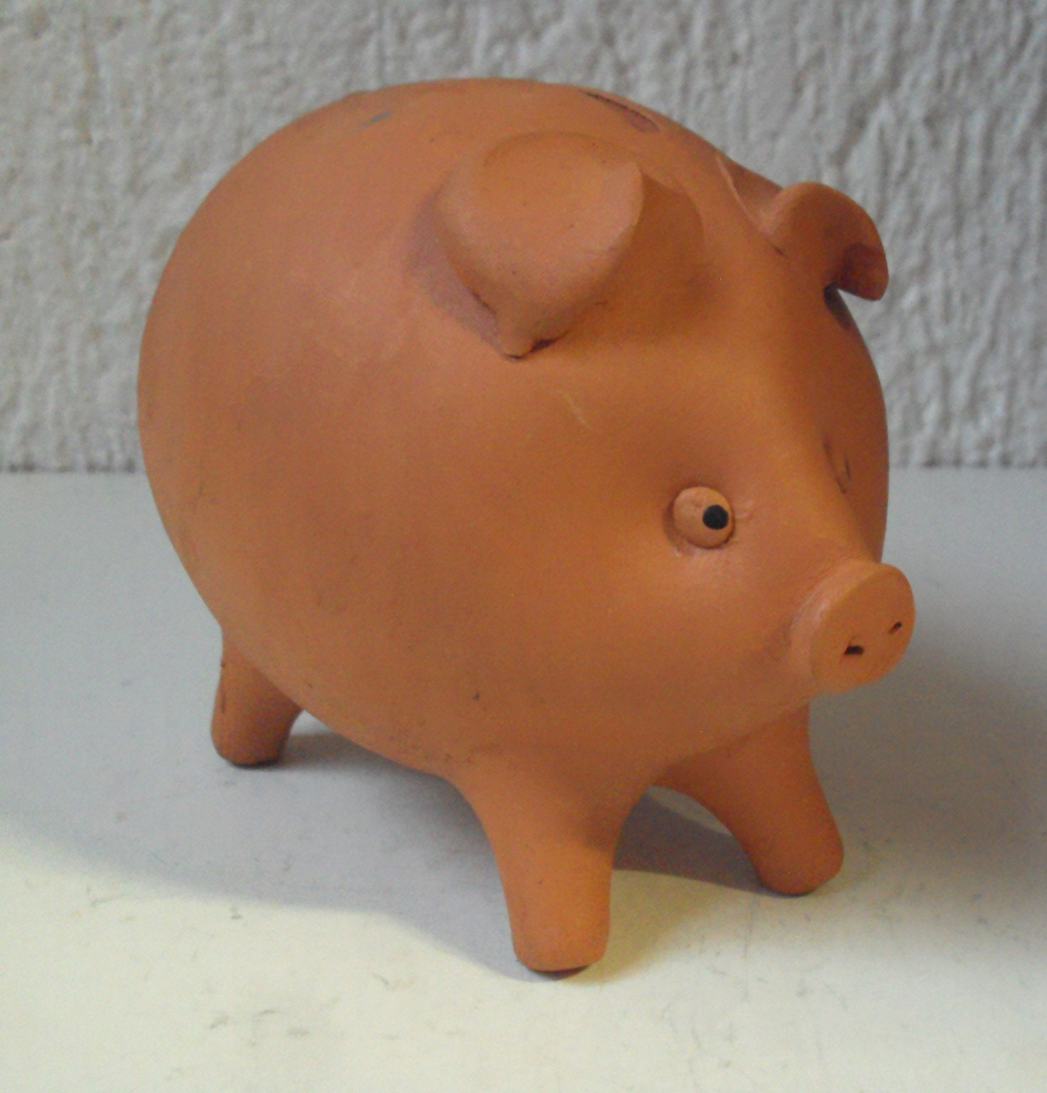 Tirelire Cochon en Céramique Doré à Casser - Avec et Sans Ailes