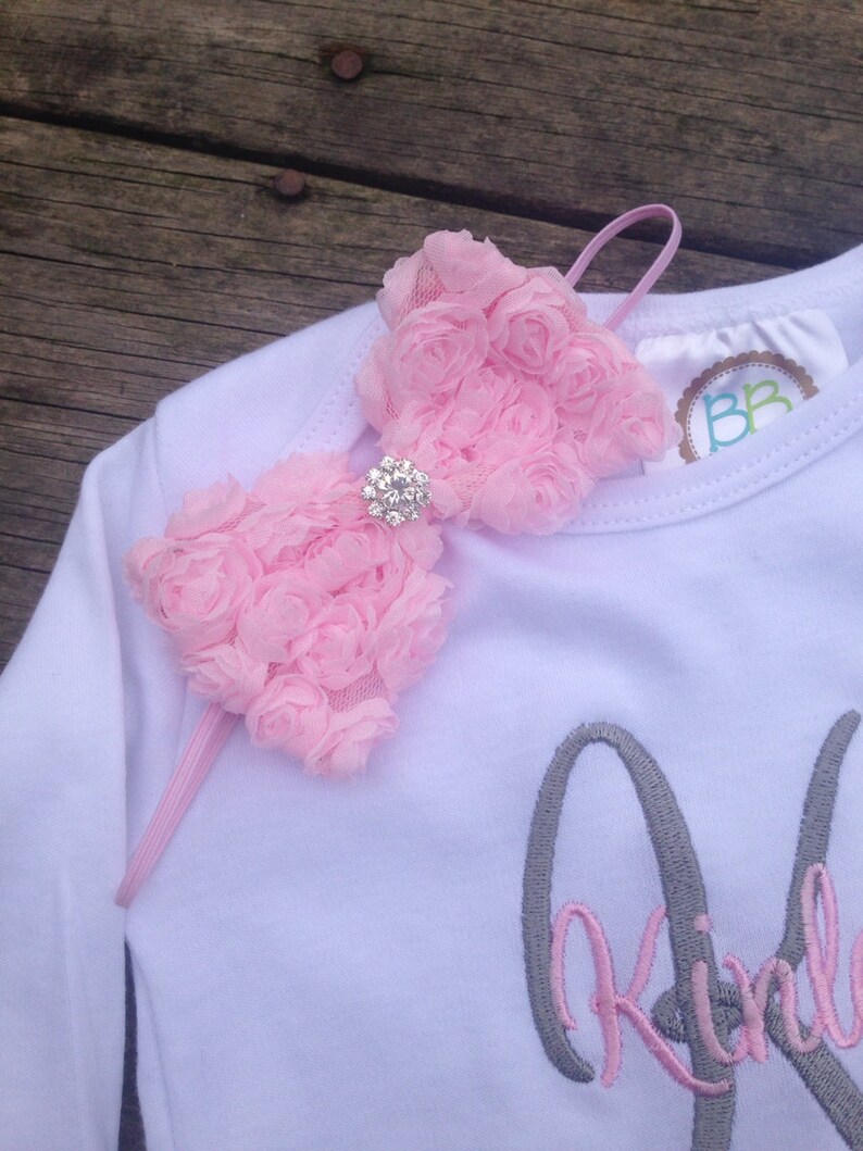 Monogram baby gown Baby girl embroidered gown newborn coming Etsy