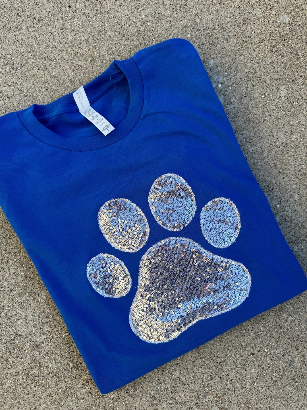 Wildcats Paw Print Sequin T Shirt Sweatshirt, Kentucky Shirt, Adult ...