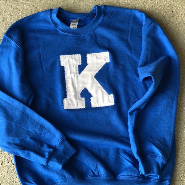 Kentucky sweatshirt, Adult, Youth, Toddler sweatshirt, Large K, KY sweatshirt, Kentucky shirt,Kentuky State sweatshirt, Applique, Leopard