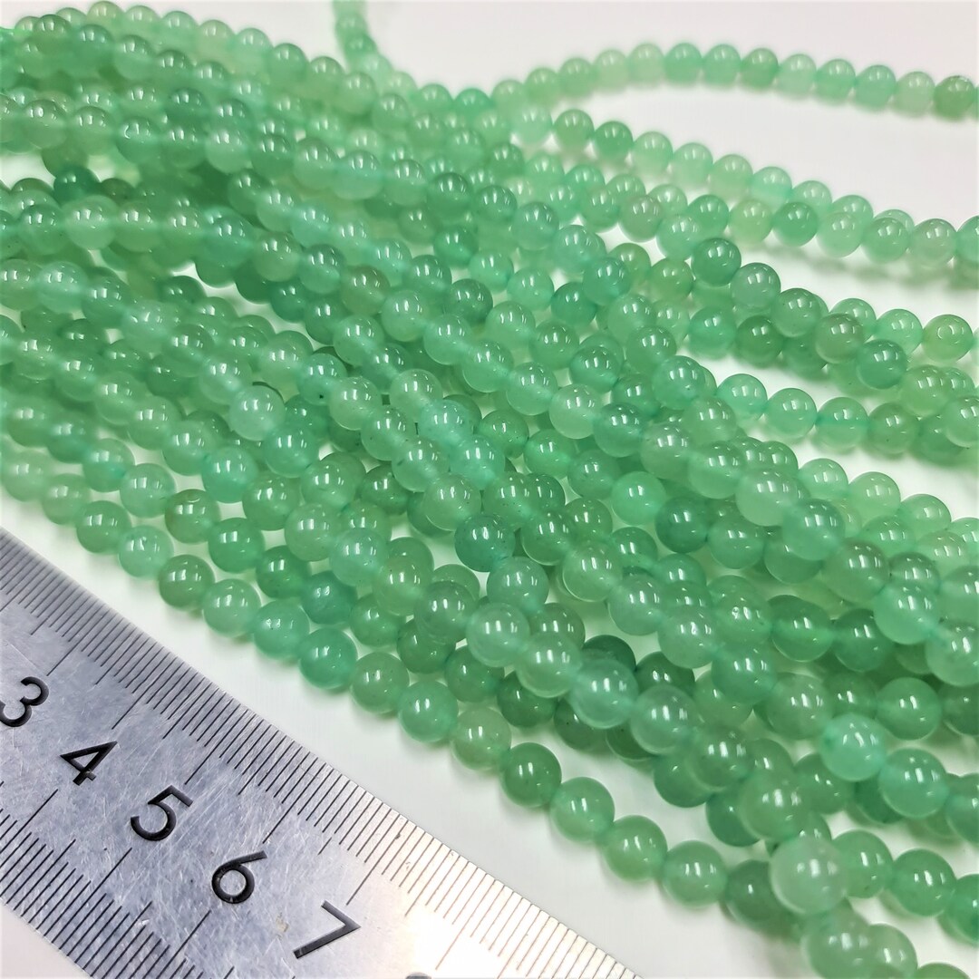 Green Aventurine 6mm Stone Strand Etsy Australia