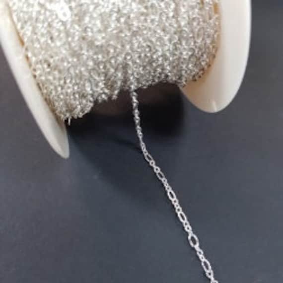 1 metre x Tarnish Resistant Rose Gold Plated Twisted Singapore Link Chain #L221443