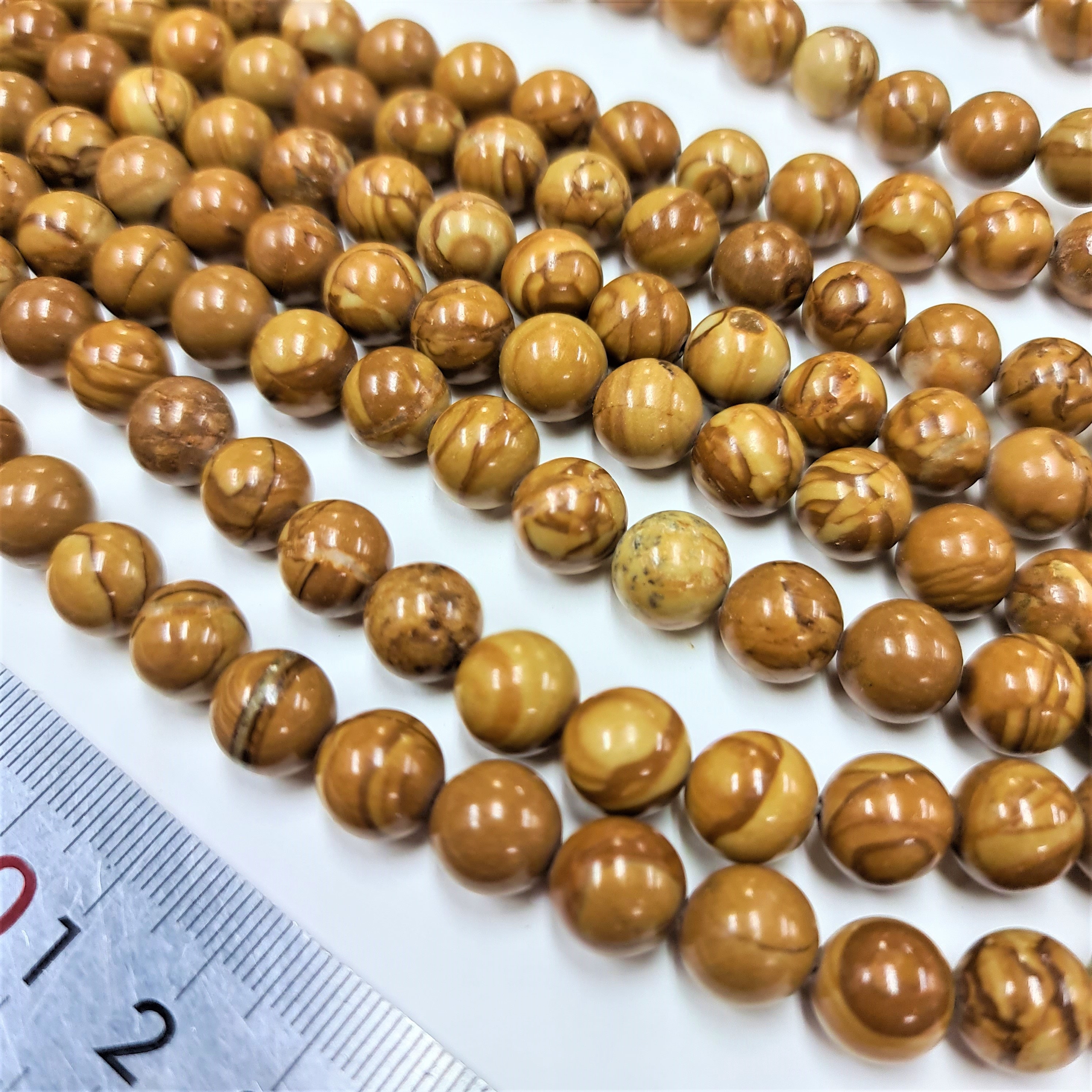 Wood Grain Jasper 10mm Stone Strand Etsy Australia