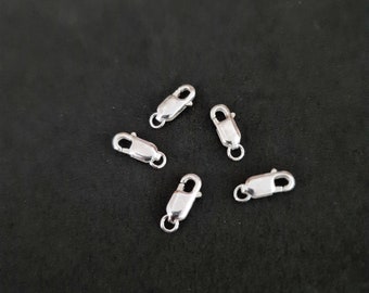 5pcs x 12mm 925 Silver Lobster Clasps