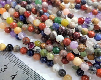 Mixed Gemstone 6mm Strand