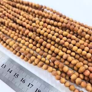 6mm Sandalwood Bead Strand