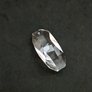 1 x 50mm Faceted K9 Glass Crystal Suncatcher Prism