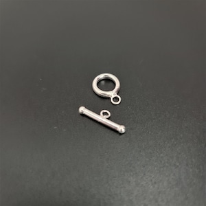 925 Toggle Clasp 10mm 1pc Sterling Silver