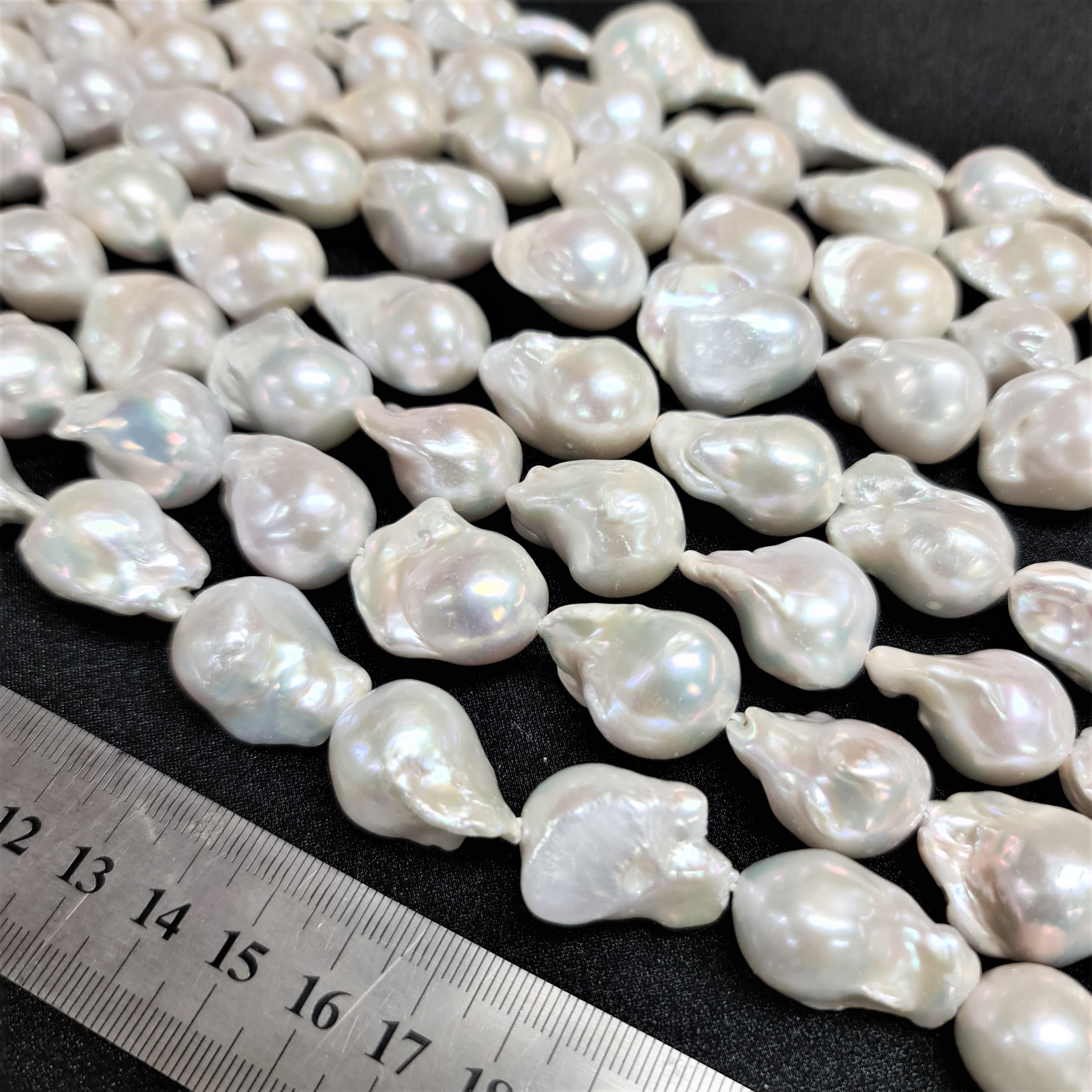 New Hot Sell European American Styles Natural 8-9mm Big White Baroque Pearl  Necklace Long 26-28 Fashion Jewelry - Necklace - AliExpress