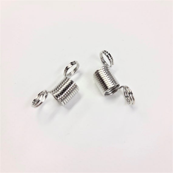 4 x Wire Bead Stopper Springs