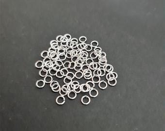 5 Grams x 5mm Tarnish Resistant Silver Plated Jump Rings