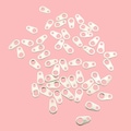 Tag Ends for Clasp 7mm 50pcs Silver Plated Tarnish Resistant product logo