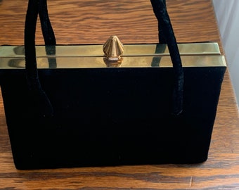 Black velvet purses Clearance