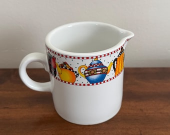 Vintage At Home with Mary Engelbreit Afternoon Tea Ceramic Creamer By Sakura 1994