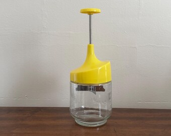 Vintage Gemco Yellow Nut Chopper Kitchen Decor