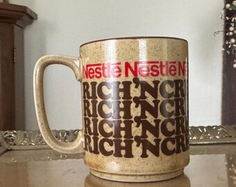 Vintage Nestle Rich and Creamy Hot Cocoa Coffee Mug