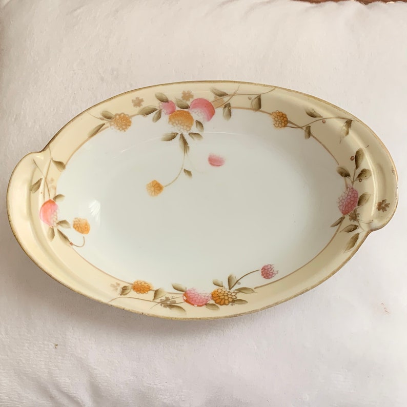 Vintage Nippon Hand Painted Dish Nippon Porcelain Soap Dish Etsy