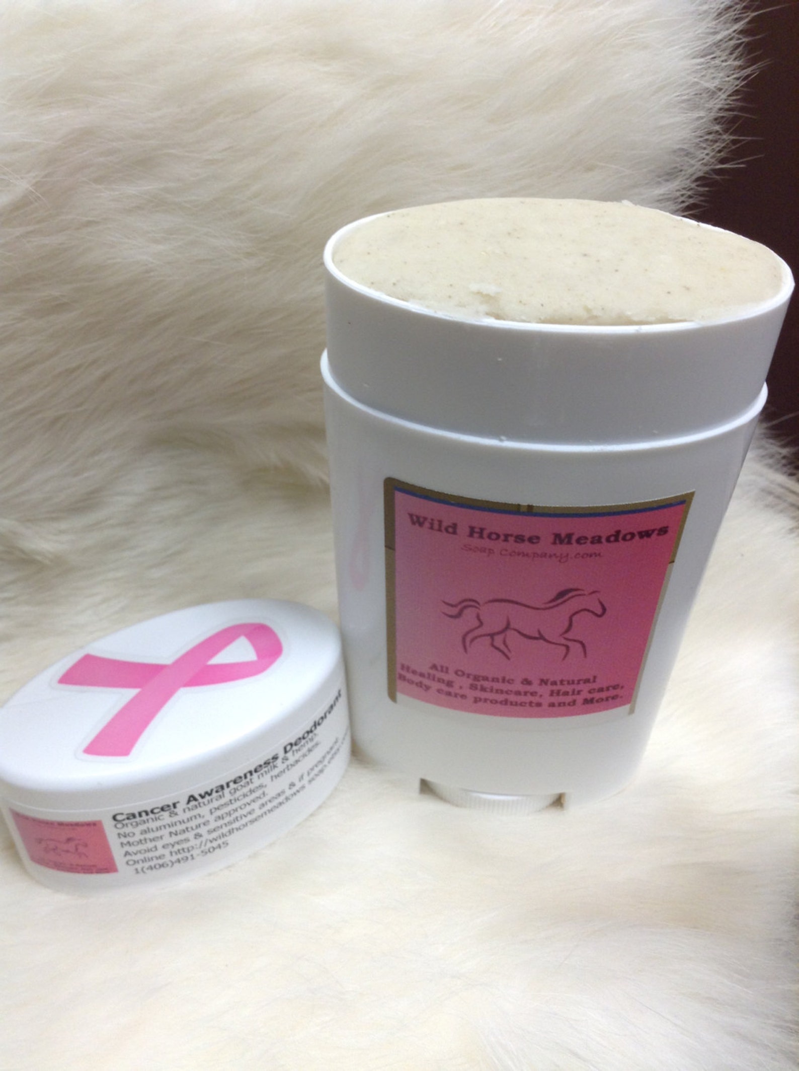 Cancer Awareness Organic Deodorant goat milk & Hemp Etsy