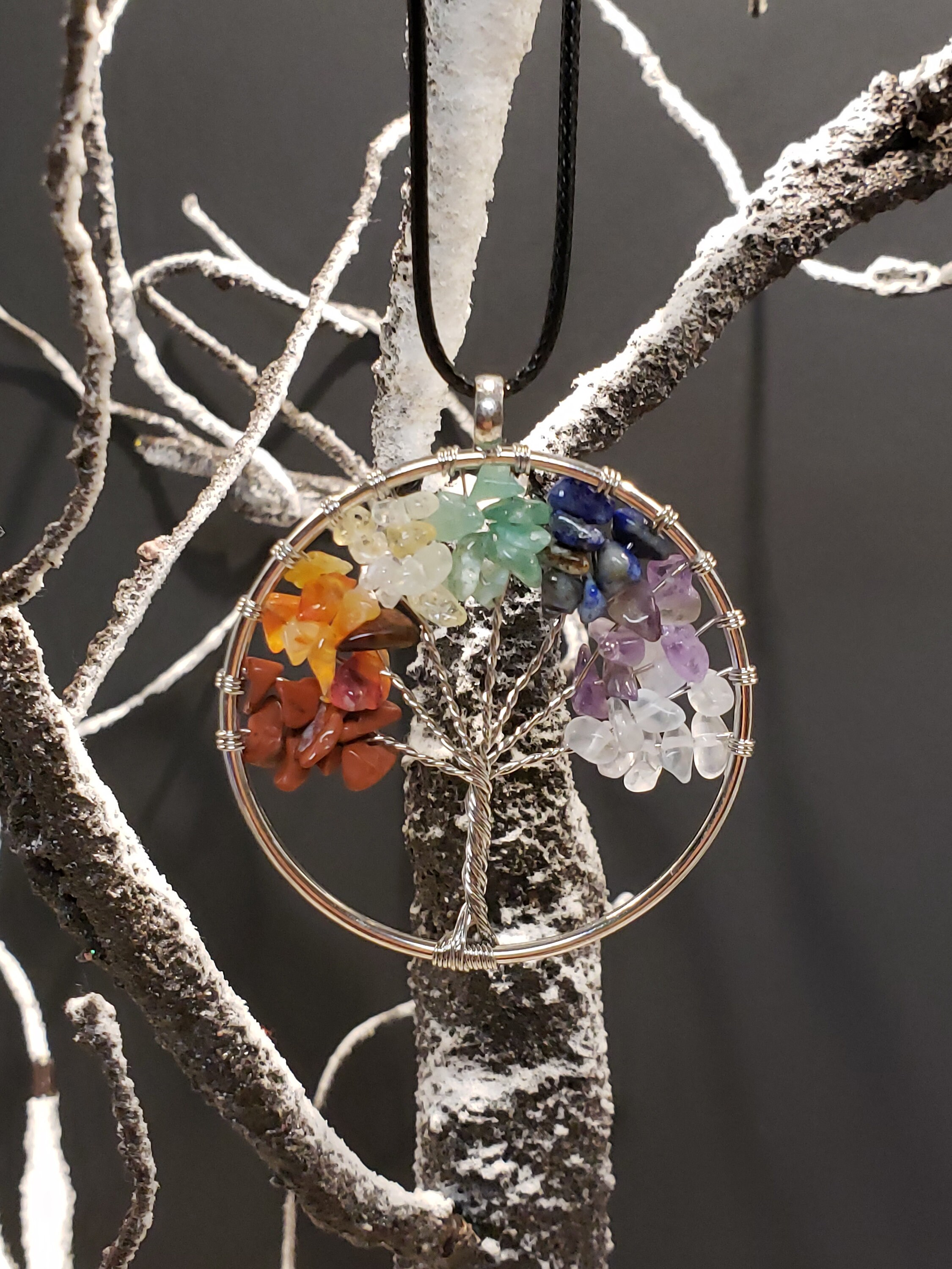 Tree of life necklace and earring set Clearance