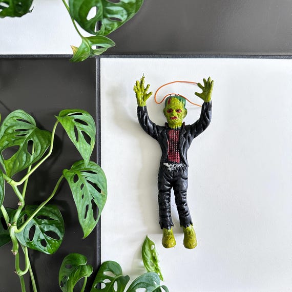 MINTY Rare Vintage 1970s Ben Cooper Frankenstein Oily Jiggler