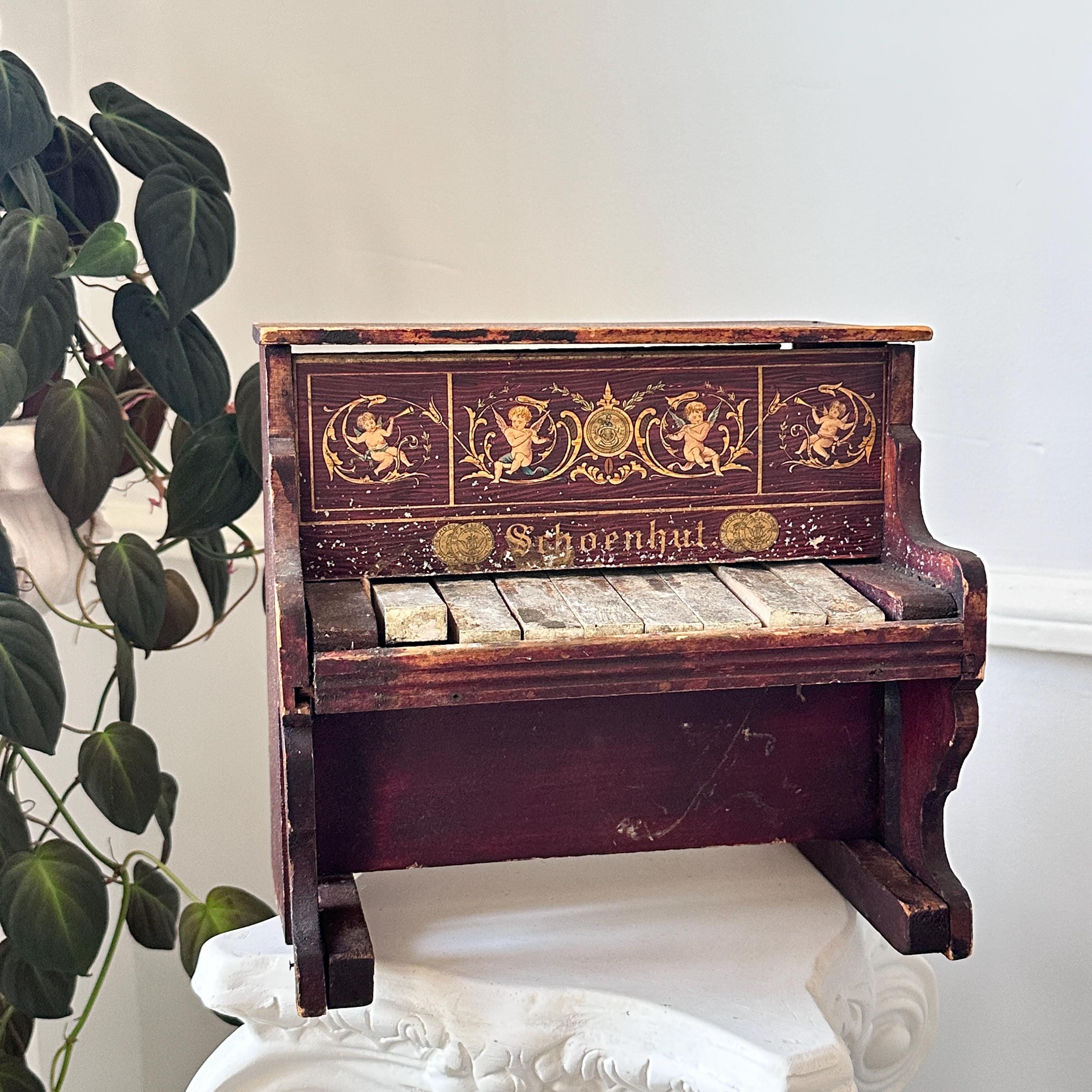Antique Schoenhut Toy Piano - Etsy