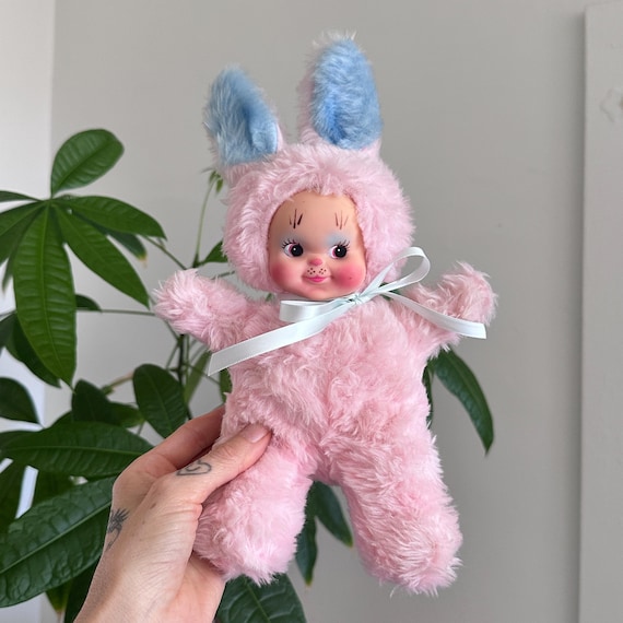 Vintage 1950s Rushton Star Creation Pastel Pink Blue Mini Baby