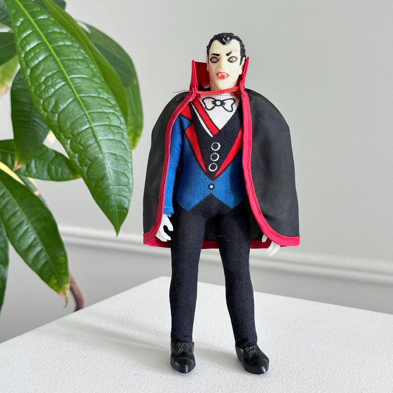 Mego Corp. Dracula,1974, 8 inches, Glow in the dark hands Mego Corp. Dracula,1974, 8 inches, Glow in the dark hands