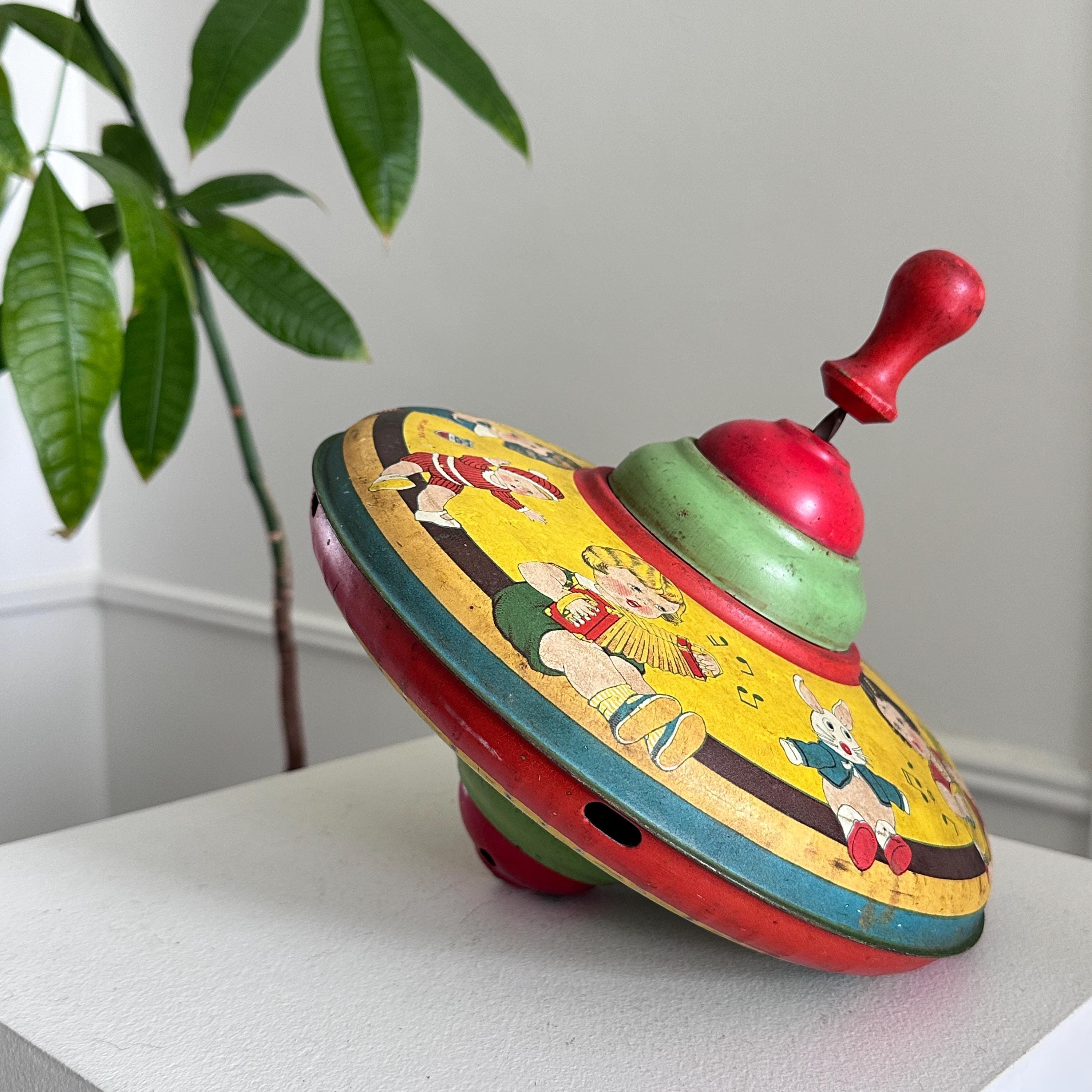 J Chein Toy Top - Etsy