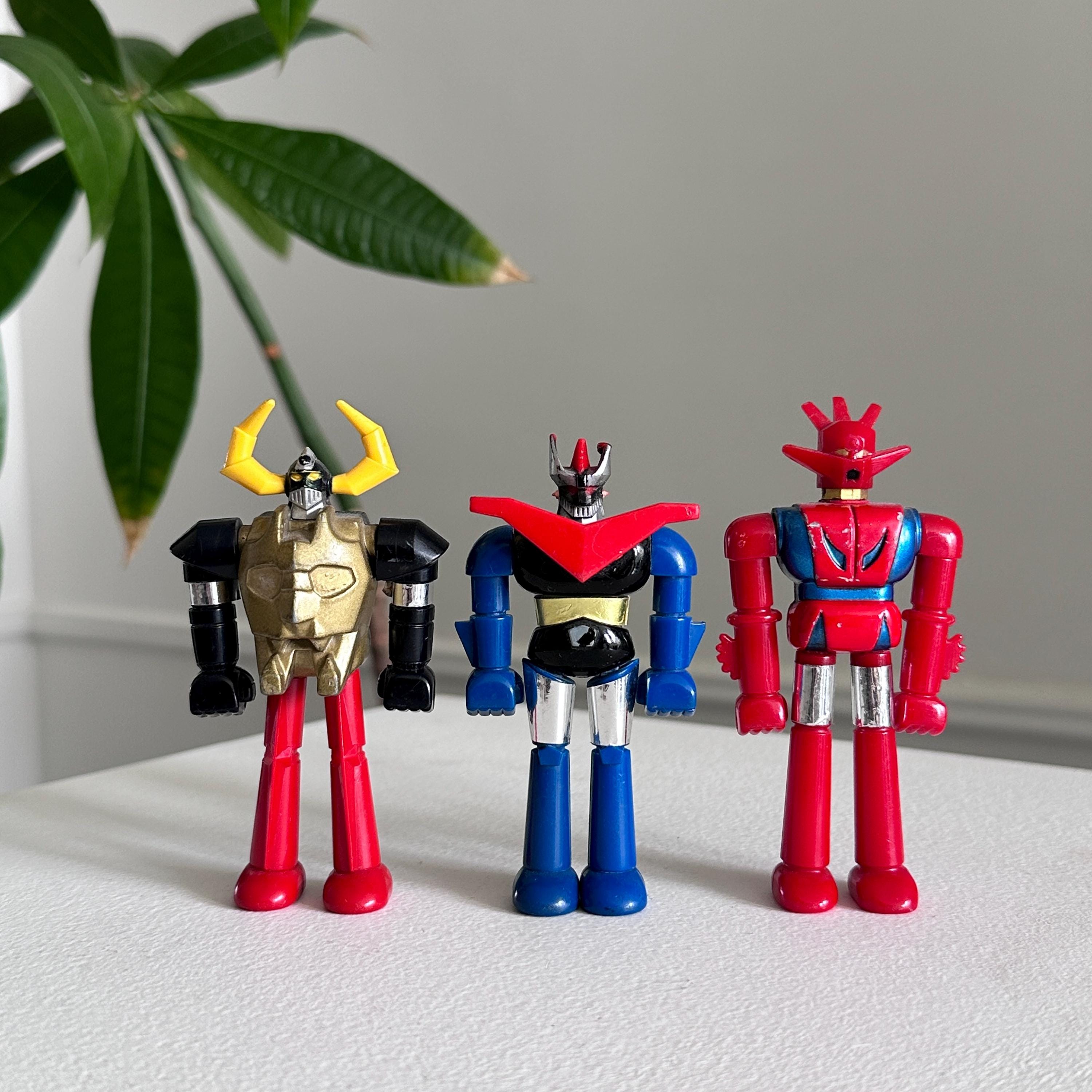 mouncom虎（コ）　derutas wagalark 小セット 3x Vintage 1979 Shogun Warrior Dragun Great Mazinga Chogokin Die