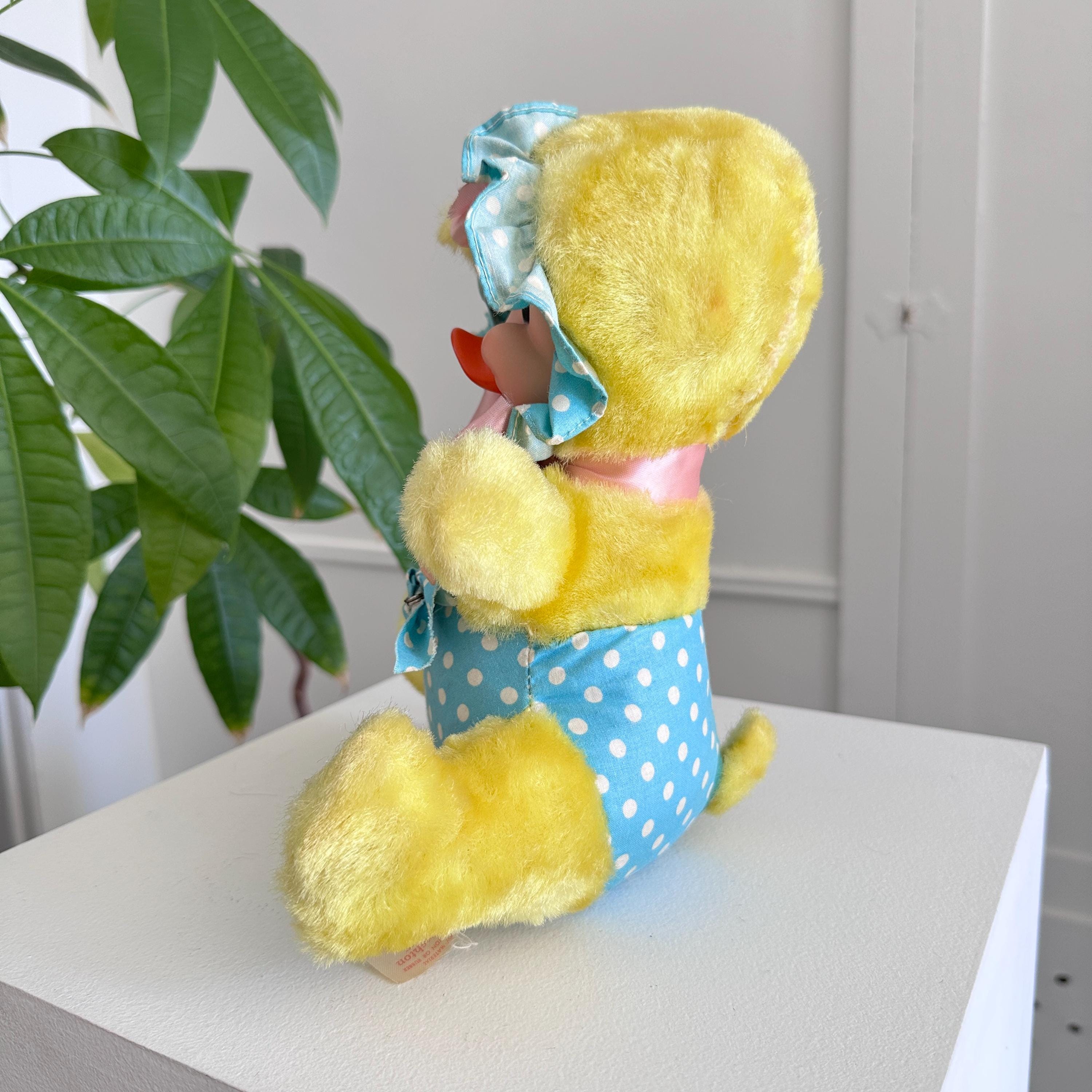 MINT Original Vintage 1950s Rushton Baby Diaper Duck Happy Chick