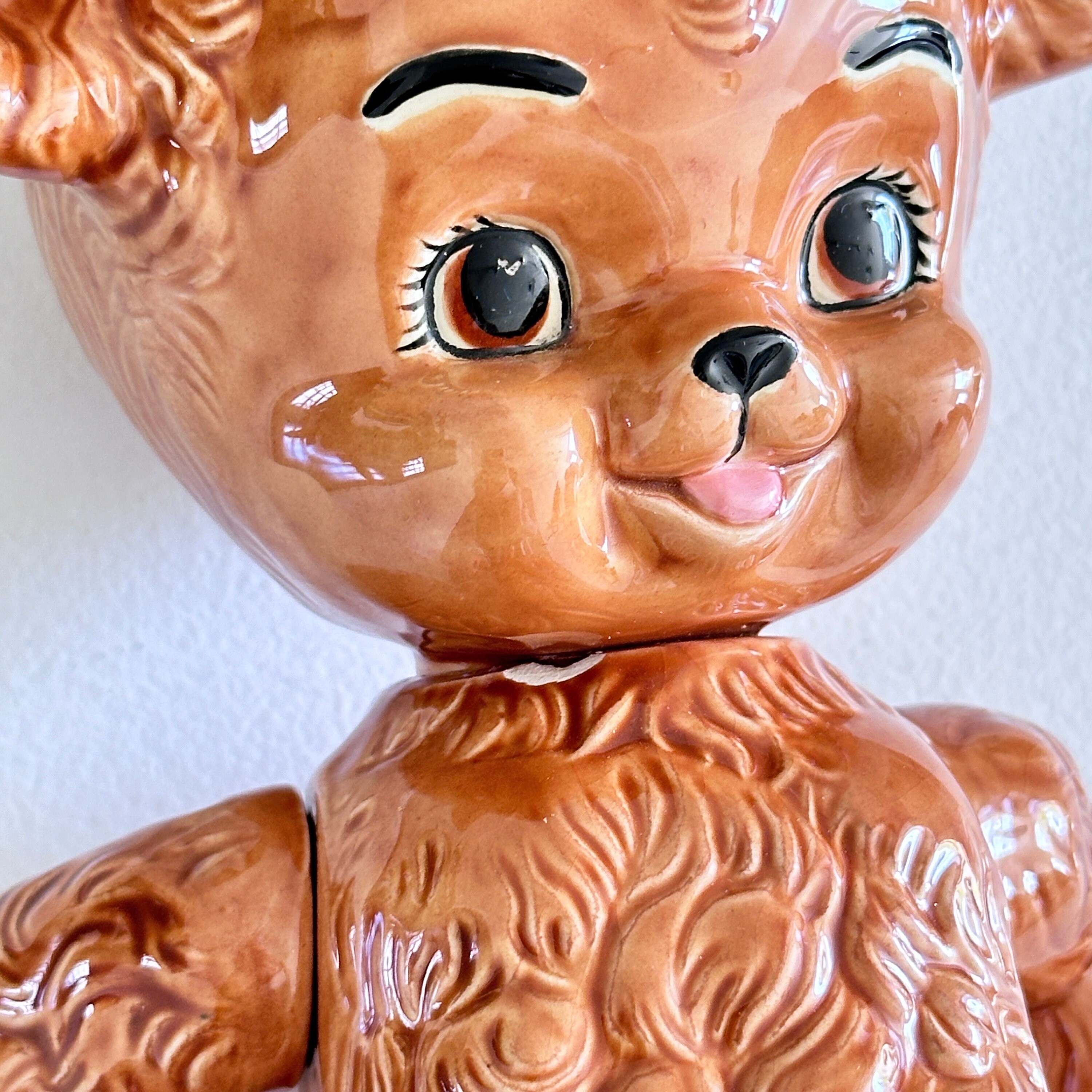 Vintage 1958 Sunny Bear Sun Rubber Company Ceramic Jointed Super